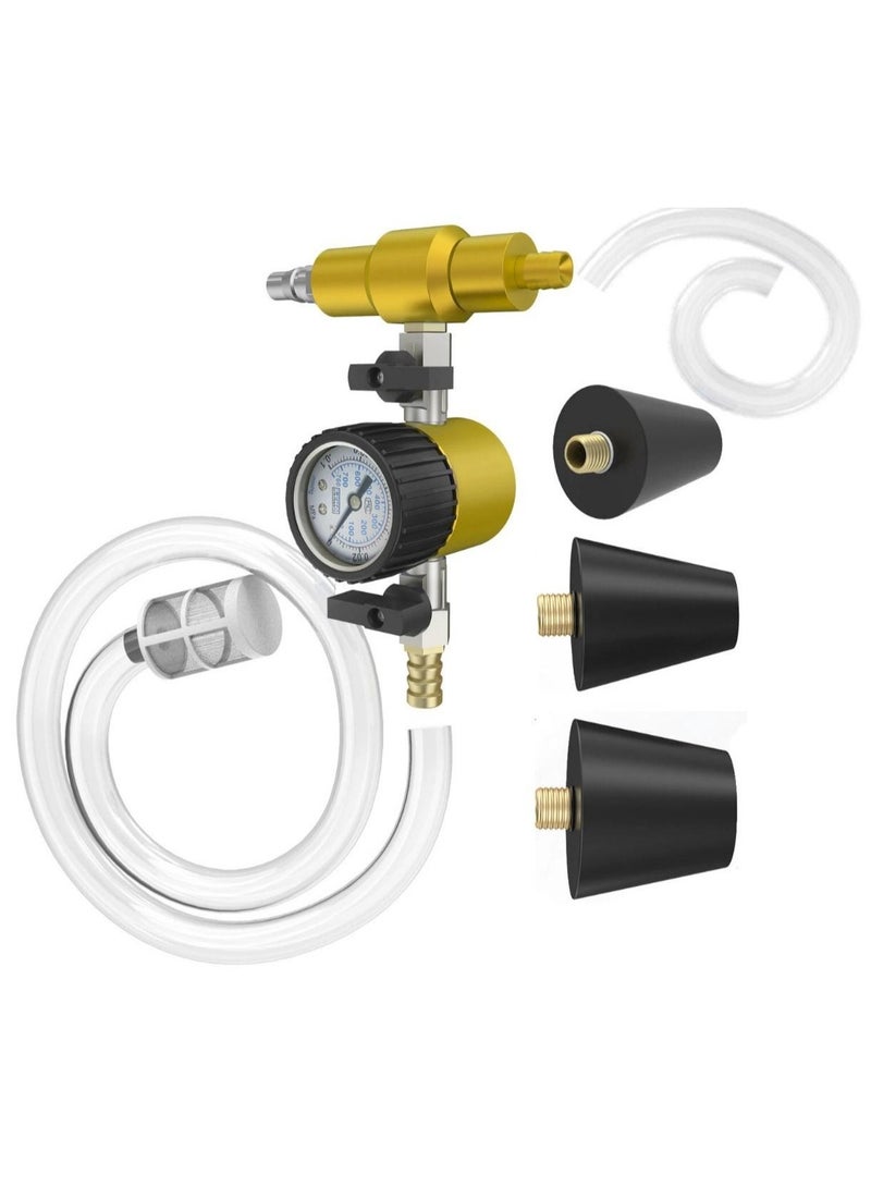 أوتول مجموعة AUTOOL MMT239 لفحص ضغط وملء نظام تبريد السيارات بالتفريغ مع 3 محولات - Image 3